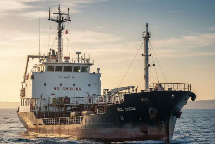 Oil Tanker Vessel and Tank Farm